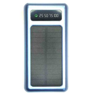 Внешний аккумулятор с солнечной панелью Power bank UKC 8285 10000 mAh, кабель 4в1